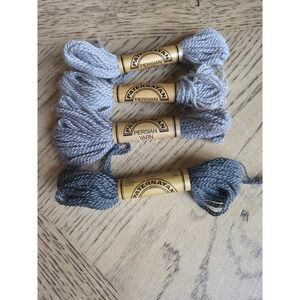 Paternayan Yarn Persian 100% Virgin Wool Yarn Lot New Needlepoint Grays NOS